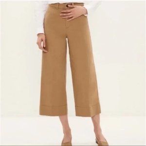 Frank and Oak Josephine Wide Leg Cropped Pant sz 2